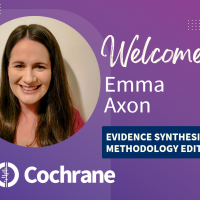 Welcome to Emma Axon, new Evidence Synthesis Methodology Editor