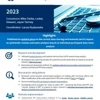 2023 Individual Participant Data Meta-Analysis Methods Group Report