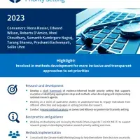 2023 Priority Setting Methods Group Report