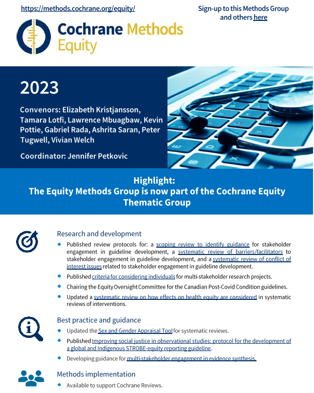 2023 Equity Methods Group Report